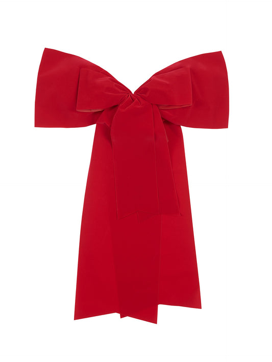 Weatherproof elegant and eye-catching large red car bow gift bow 50 by 60 cm