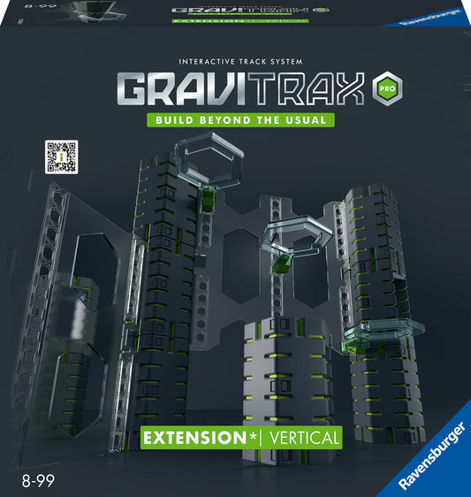 Ravensburger GraviTrax PRO Extension Vertical 22427 - big expansion for your marble run - construction toy for ages 8+ - perfect Christmas gift idea.