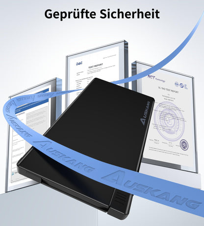 Auskang Powerbank USB C with Cable 0.68cm Ultra Slim Portable Charger Ultra-thin and lightweight External Battery, Compatible with iPhone, Samsung, Xiaomi, etc.- Black