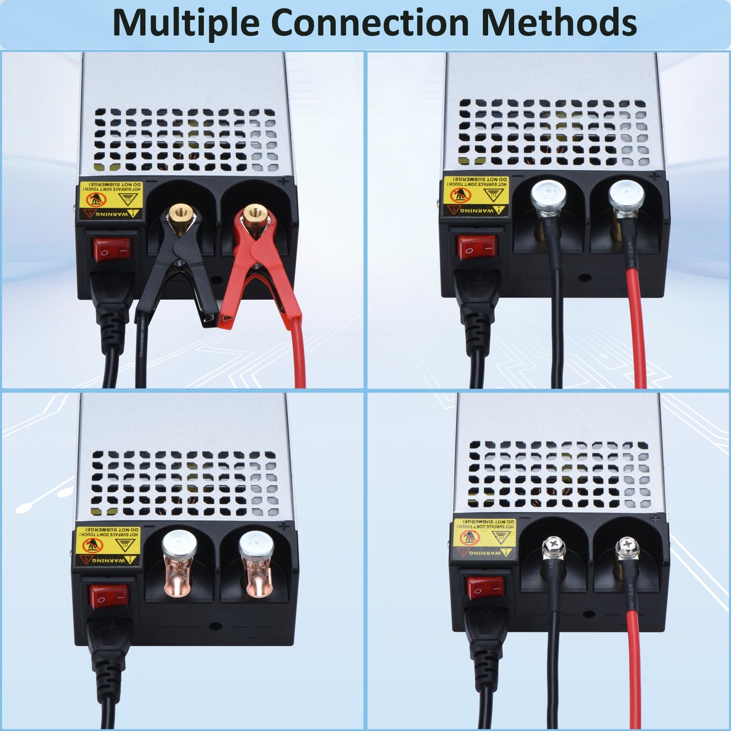 NUOFUWEI DC 12V 100A 1200W Power Supply Transformer Switching Power Supply 230V AC to DC Power Supply 12V 100A 1200W Transformer Industrial for 12V LED Light Strip CCTV Camera Security System Radio