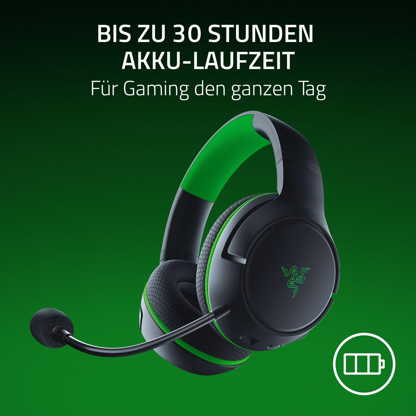 Razer Kaira HyperSpeed - Wireless multi-platform gaming headset for Xbox (HyperSpeed Wireless, Triforce 50 mm driver, HyperClear cardioid mic, FlowKnit memory foam ear cushions) Black