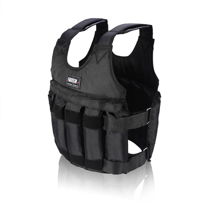 Adjustable weight vest for comfortable strength training. Suitable for men and women for jogging or running with a weight capacity of up to 50KG. Training fitness sports jacket.