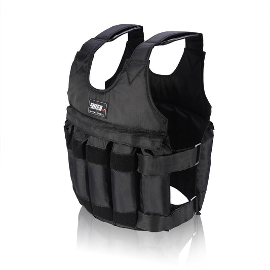 Adjustable weight vest for comfortable strength training. Suitable for men and women for jogging or running with a weight capacity of up to 50KG. Training fitness sports jacket.