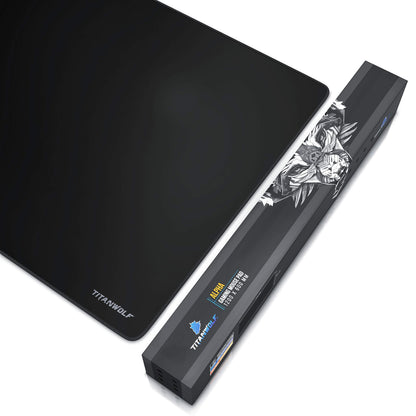 Titanwolf - Oversize Mousepad Gaming Titanwolf 1200x600mm XXXL Mousepad large with motif desk pad Large Size - improves precision and speed XXL e.g. for Logitech mouse and keyboard.