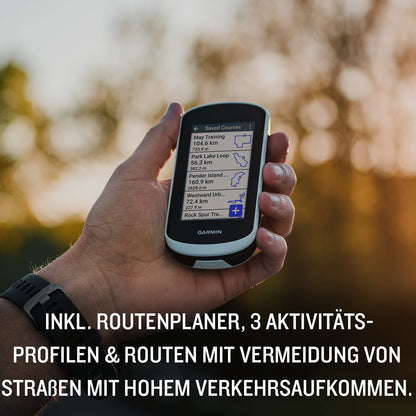 Garmin Edge Explore 2 - GPS bike nav for touring & e-bike, 3" touch display, easy operation, specific e-bike routing, preloaded Europe map & up to 16 hrs battery life.