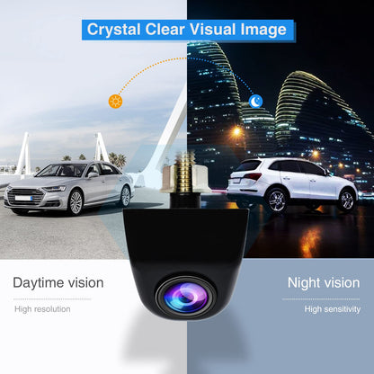 PARKVISION HD car backup camera with 142° wide angle, excellent night vision, metal housing, optional parking lines. Easy to install for added safety while reversing.