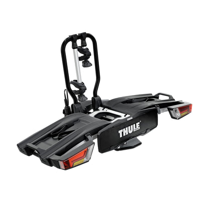 Thule EasyFold XT bike carrier for towbar 2 bikes silver