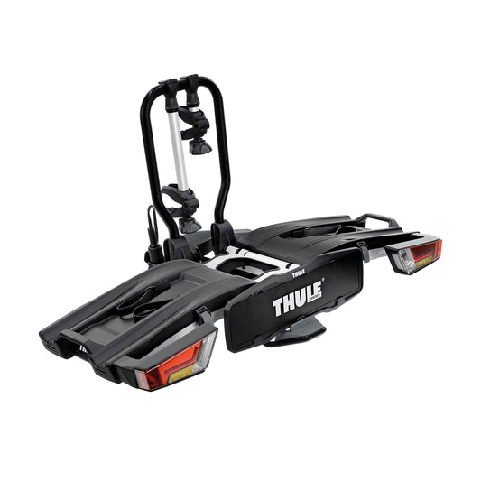 Thule EasyFold XT bike carrier for towbar 2 bikes silver