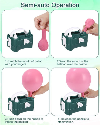 Balloon Pump, Electric Balloon Pump, Electric Balloon Inflator, Balloon Inflator, 400W Balloon Pump, Electric Air Pump for Balloons, perfect for birthday parties, gatherings, and weddings.