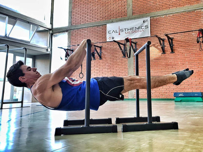 RAMASS Fitness Parallettes, Dip Bars, Gymnastics, Calisthenics, Bodyweight for Women and Men