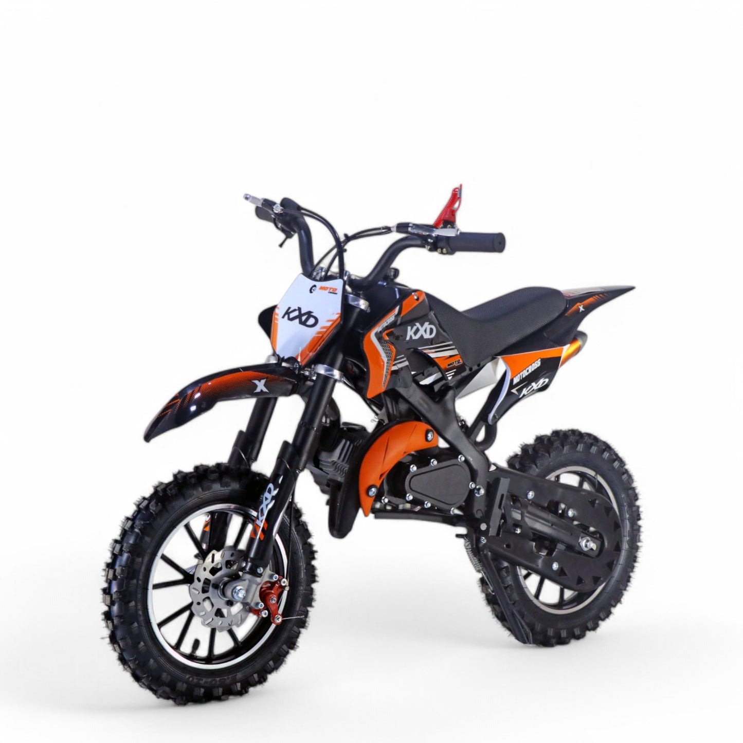 KXD 701 49cc Dirt Bike Dirtbike CrossBike Enduro children DirtBike pocket 49cc Pitbike PocketBike Motocross motorcycle Motorsport Pocket Vollcross Crossbike (orange)
