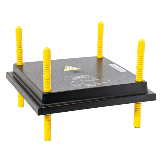 VOSS.farming adjustable Comfort heat plate for chicks 30x30cm, 20 watts chick warming plate, heat lamp, heating plate, artificial hen, chick rearing, for 25 chicks