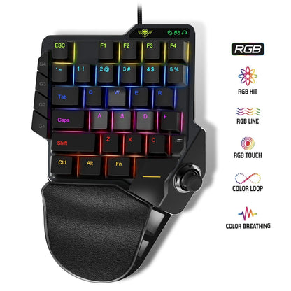 Spirit of Gamer - Xpert G900 Converter - Pack 3 in 1 RGB Keyboard + Mouse + Mousepad for PS4, Xbox S/X/ONE, and PC consoles - Opto-mechanical Keyboard with red switches - Mouse with 7 buttons and 3200 DPI.