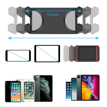 LIUGAST tripod stand, 63 inches - floor stand for tablet, with 360° rotation for iPhone Mini, Air, Pro and all 4.7-11.9 inch tablets.