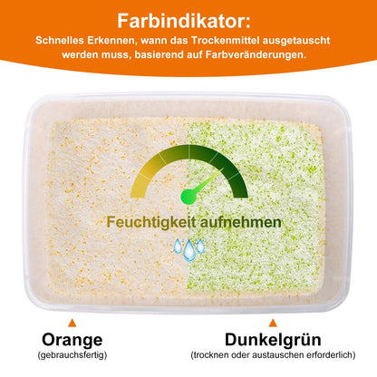 5.0 lbs Silica Gel Flower Drying Crystals, Silicate Desiccant for Drying Flowers, Reusable Flower Preservative, Color-Indicating Fine Crystals Desiccant