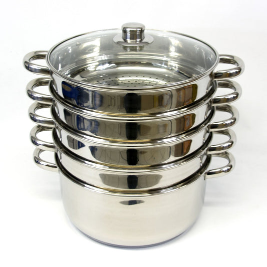 Steam cooker, Mantowarka, steam pot set made of stainless steel/Мантоварка - Мантышница, 24cm bio steam cooker/induction
