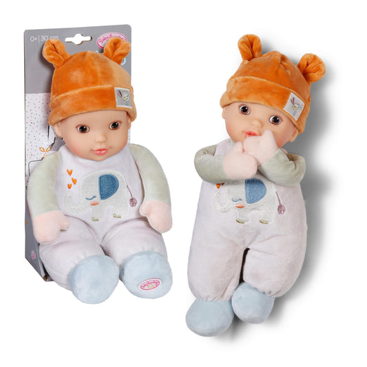 Baby Annabell for Babies Sweetie Sand 30cm, soft 30cm fabric doll with integrated rattle, suitable for newborns, 710722 by Zapf Creation.