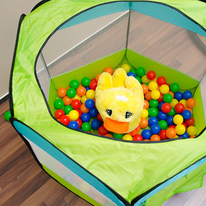 LittleTom Ball Pit Play Tent for Indoor & Outdoor - 100x100x72 Ball Pit Baby Play Area Living Room Children's Playground Indoor Playground Tent Decor Children's Room Toys Ball Pit Indoor Play Equipment