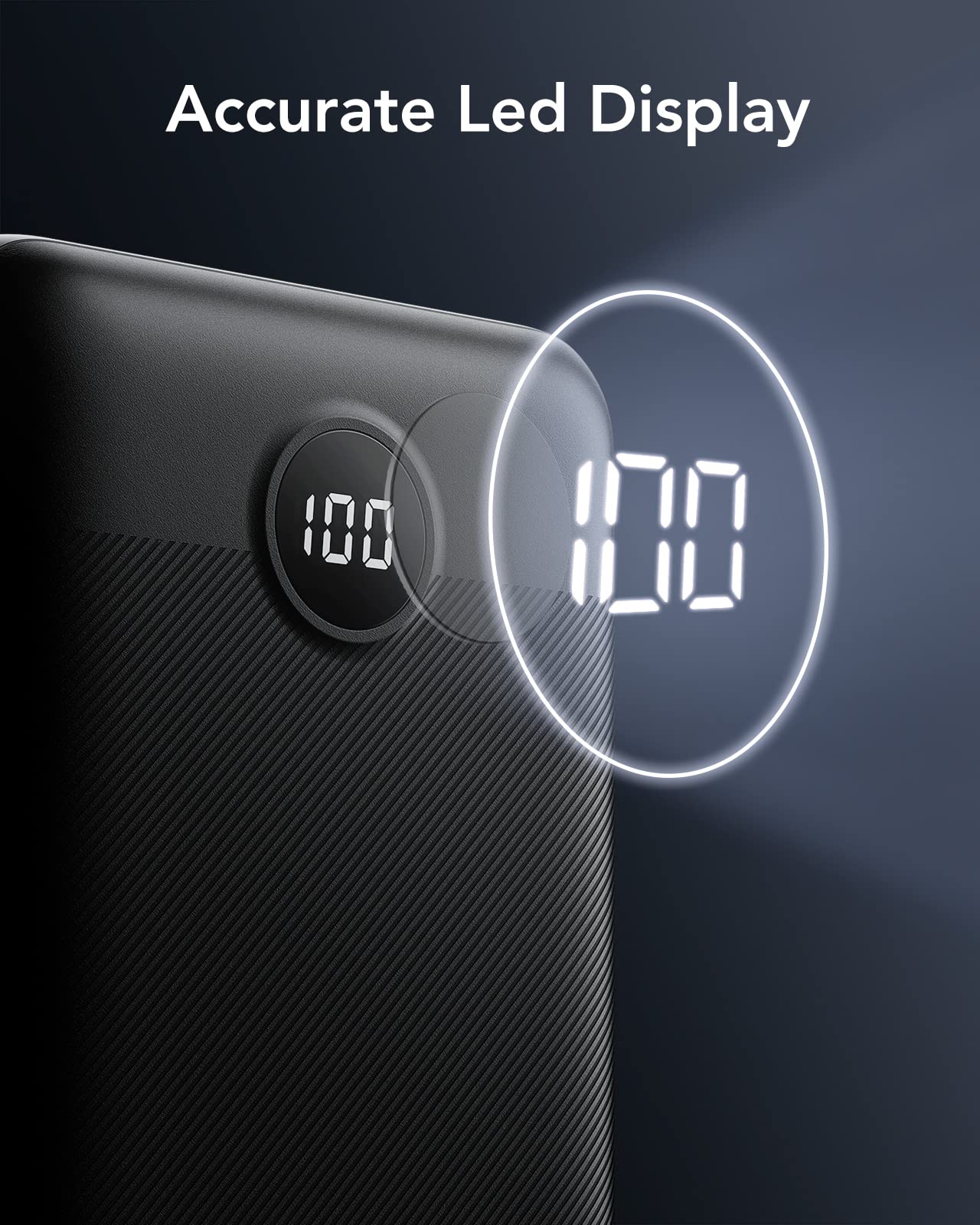 VEGER Power Bank 30000mAh, 20W PD External portable chargers Fast Charging Power Bank USB C, battery pack External Battery with LED Display, 4 Outputs and 2 Inputs Compatible with iPhone, iPad, Tablets, etc.