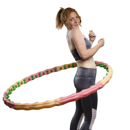 HOOPOMANIA Large Hoop [1.8 kg] Fitness hoop for weight loss Hula hoop for men and women.