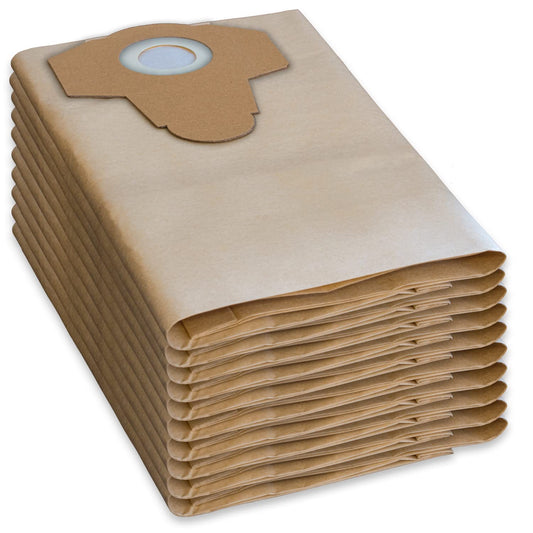 10 original Parkside Lidl dust bags for wet-dry vacuums PWD 25, 30, PNTS 23, 30, 1400, 1500 A1, A2, B1, C1, D1, B2, B3, E2, C4, D5, F2, H4.
