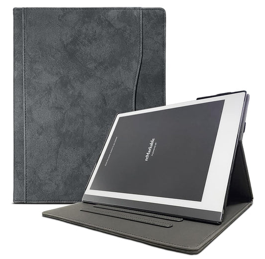 Cover for Remarkable 2 Digital Paper Tablet 10.3 Inch (2020 released) - New updated design Cover for Remarkable 2 10.3 Inch Digital Paper with Pencil Holder Version, Black