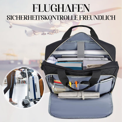 IGOLUMON laptop bag for women 17.3 inches briefcase waterproof laptop notebook bag work bag business bags shoulder bag messenger bag
