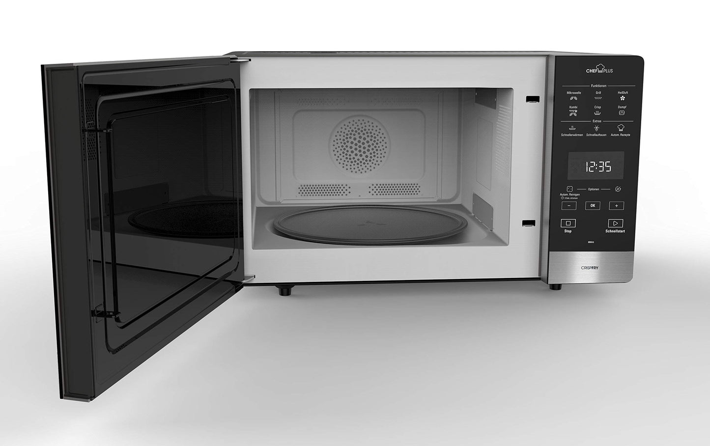 Bauknecht MW 49 SL Freestanding Microwave Oven/ Microwave 800 Watts/ Quartz Grill 900 Watts/ Convection 1700 Watts/ Steam function including steam cooking container