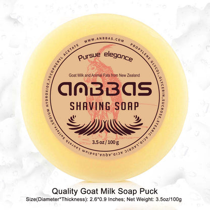 Anbbas shaving set men with bowl Luxury men's gift set Shaving brush Badger hair Silver tip with brush holder