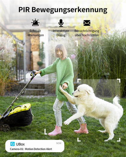 NUASI 4G LTE surveillance camera with SIM card Outdoor 18W Solar Panel, Wireless Solar PTZ surveillance camera Without WiFi Outdoor with PIR motion sensor, 2K color night vision, 355°/105°, 2-way audio, IP66