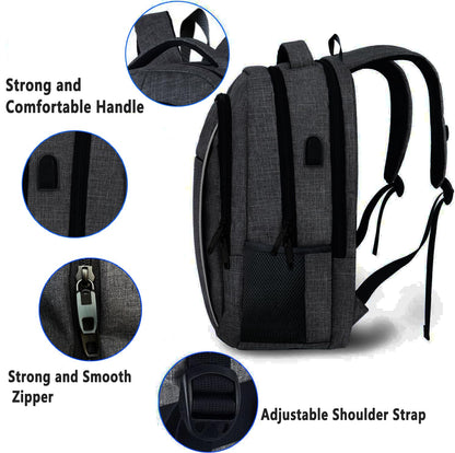 BAOMANYI backpack for men, large school backpack for teenage boys, 18.4 inch waterproof laptop bag, big notebook school bag for work, travel, business, school backpack.