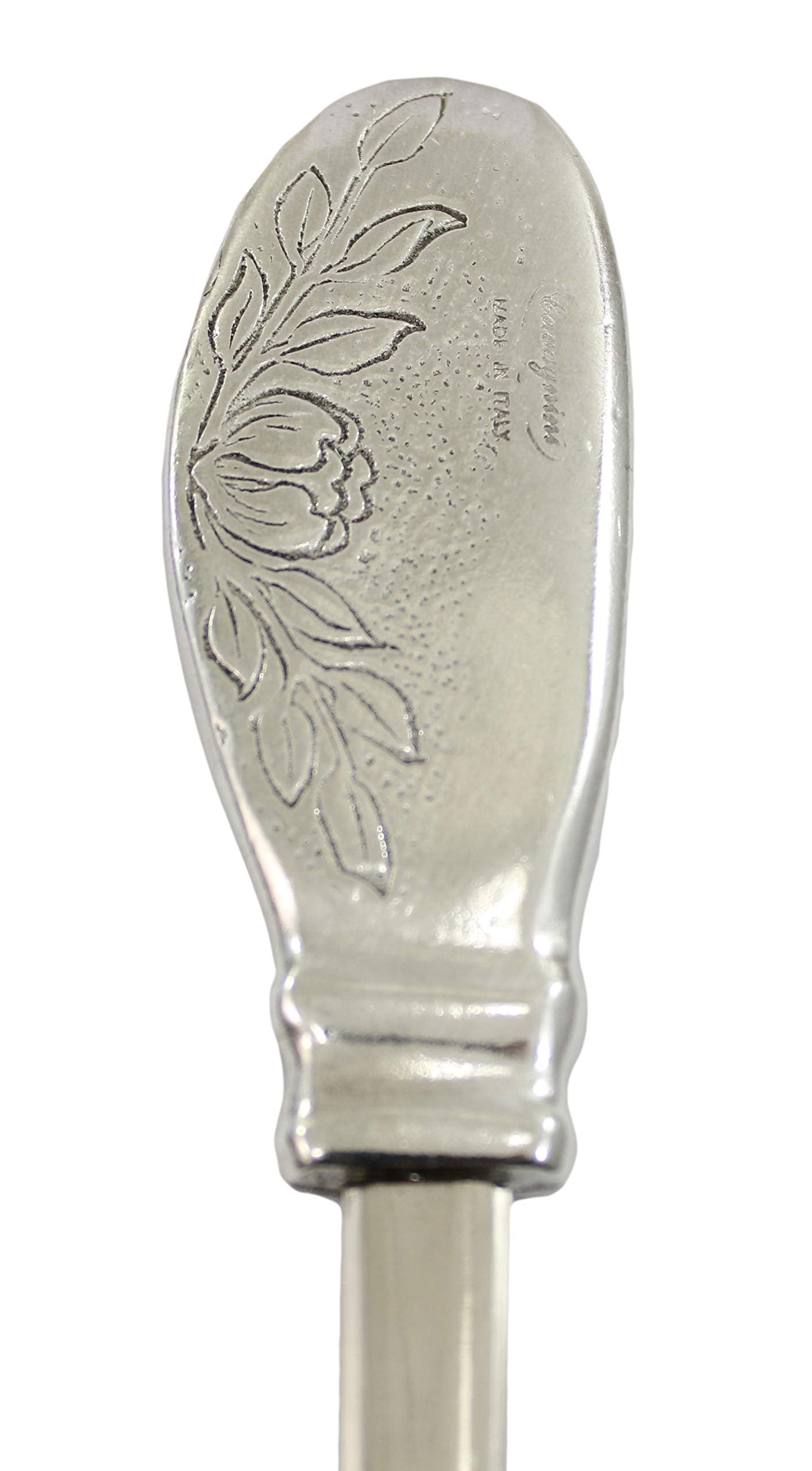 Cavagnini, Elegant stainless steel and pewter letter opener, comes with gift box (plate)