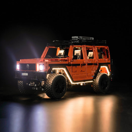 LED light set for Lego Technic Mercedes-Benz G 500 Professional Line (no Lego), decorative lighting set for Lego 42177 Mercedes-Benz G 500 Professional Line Creative Toy - Standard Version