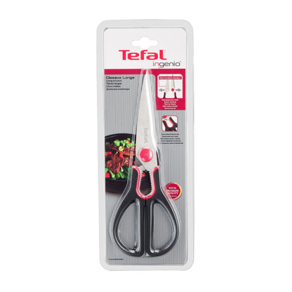 Tefal Ingenio K20741 kitchen scissors | 30 cm | plastic | detachable blades | dishwasher safe | Black/Red