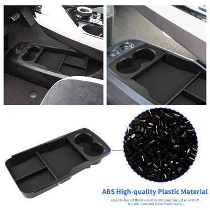 YEE PIN Storage Box Compatible with Kia EV6 2022 2023 Center Console Organizer Tray for EV6 2023 Armrest Organizer Accessories Interior Central Control