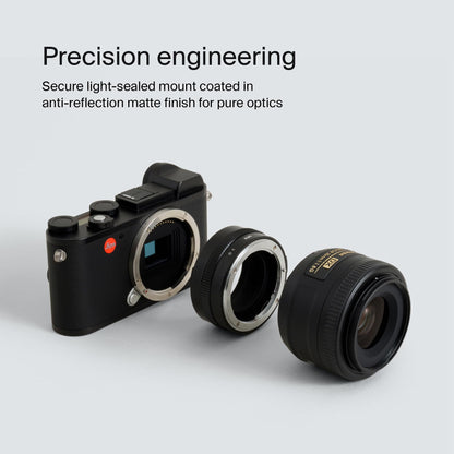Urth Lens Adapter: Compatible with Nikon F (G-Type) lens and camera bodies that are compatible with Leica L.