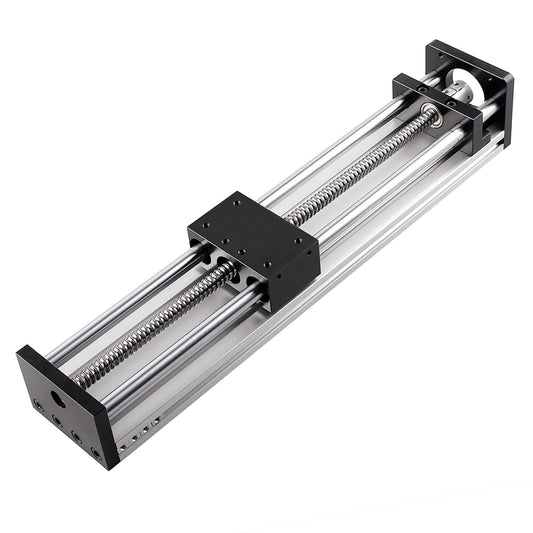 CNCMAN'S 150mm Effective Travel Length Double Optical Axis Guide Ball Screw SFU1605 150mm, Linear Actuator Linear Guides Linear Table Actuator for DIY CNC Milling Parts and 3D Printers