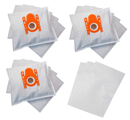 30 vacuum cleaner bags suitable for Siemens VS06G2410 VS 06G2410 VS06B112A VS06B1110 Q5.0 VSQ5X1230 VSZ3XTRM11 VSZ324XXL compatible with Swirl S62 S67 S68 S73 Y94.