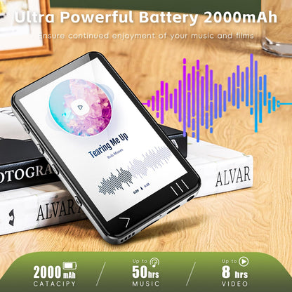 HIFI WALKER G7 MP3 Player with Bluetooth and WiFi- MP3 Player with Spotify and Camera, Android MP3 Player, Touchscreen 144GB MP4 Music Player with Speaker, Support YouTube, Audible