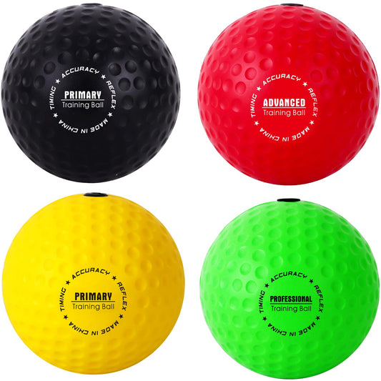 YMX BOXING Reflex Ball - 4 balls + 2 headbands, perfect for training reflexes, reaction, and hand-eye coordination.