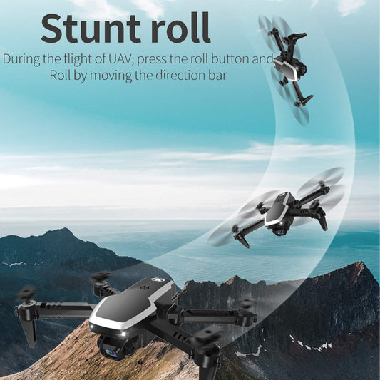 PRO RC Drone with Camera 4K Mini Drone Dual Camera Foldable Quadcopter with Flight Path Function Headless Mode 3D Flight Auto Hover One Key Start Landing One Key Return for Kids