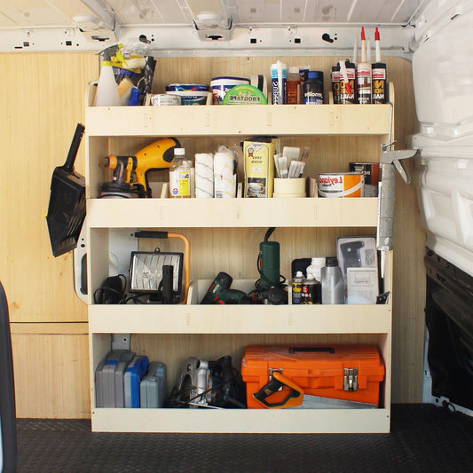Vanify - Compatible with Renault TRAFIC L1 2015+ vehicle shelving, front driver-side shelf.