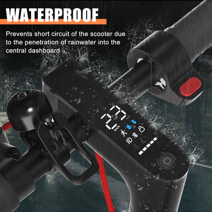 Scooter dashboard compatible with Xiaomi M365/M365 Pro/M365 Pro 2/1S, V2.0 upgrade electric scooter dashboard accessory with Bluetooth circuit board, screen cover roller.