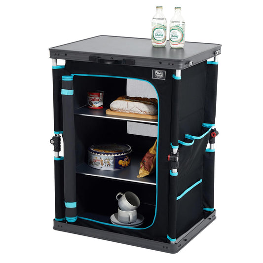 TIMBER RIDGE Folding Camping Cabinet Foldable Camping Kitchen Portable Car Cabinet Kitchen Box Foldable Cabinet All-in-one Portable with Carry Bag