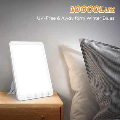 Daylight lamp, Daylight lamp 10000 Lux Daylight, LED sunlight Daylight lamp with stepless dimmer, UV-free full spectrum lamp, Sunlight lamp