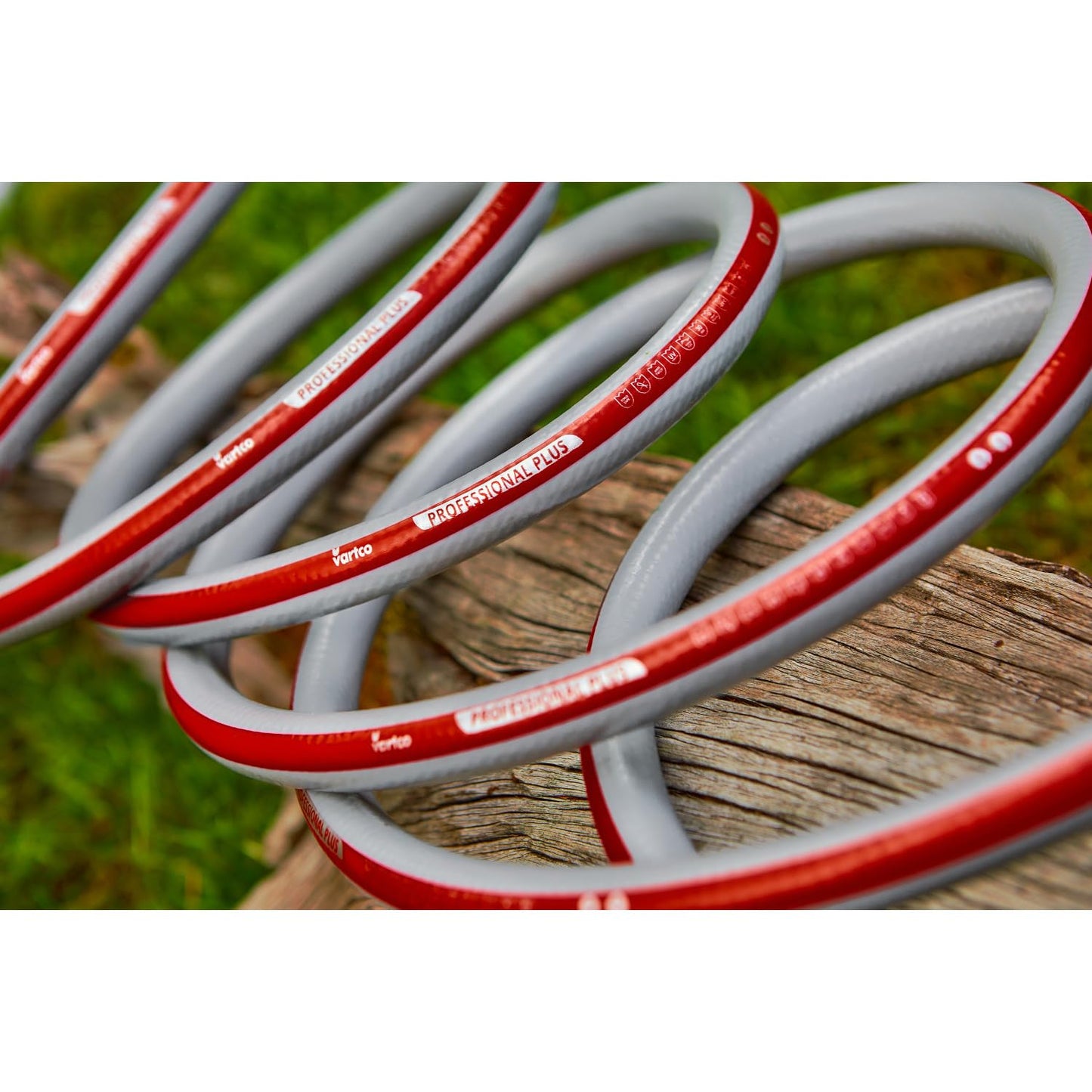 Vartco Professional Plus 6-layer Water Hose Drinking Water Hose Food Hose Torsion-Free System Garden Hose Irrigation Flexible PVC Hose UV-resistant 30 Bar (3/4'' 20m)