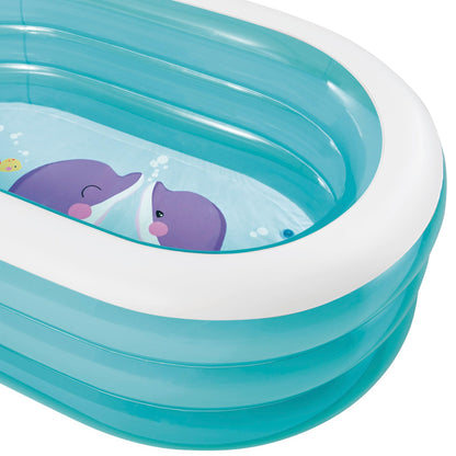 Intex 57482NP - Oval Whale Pool (Assorted Model), Blue, 163 cm l x 107 cm w x 46 cm h
