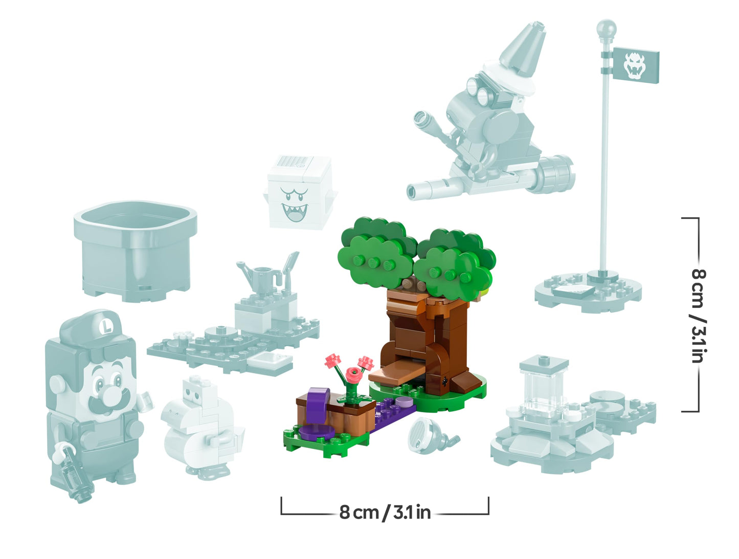 LEGO Super Mario adventure with interactive Luigi, Nintendo gift for boys, girls, and gamers aged 6+, adventure playset for kids with pink Baby Yoshi 71440.