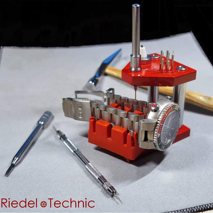 Bracelet Shortener Set RIEDEL TECHNIC Xtreme - Watch tool for professionally shortening watch metal bracelets