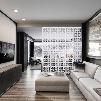 YHANEC 24-Piece DIY Room Divider Hanging Screen for Privacy, Perfect for Decorating Living, Dining, and Work Spaces, as well as Hotels and Bars